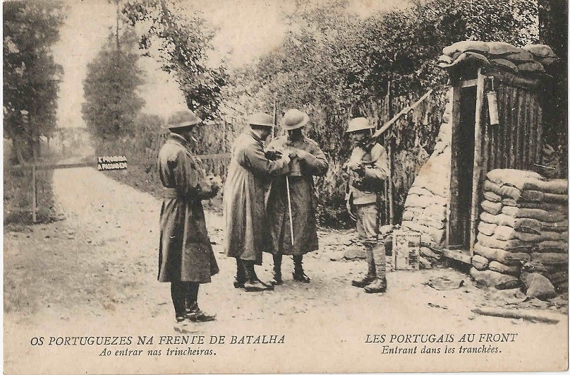 "Os Portuguezes na Frente de Batalha"