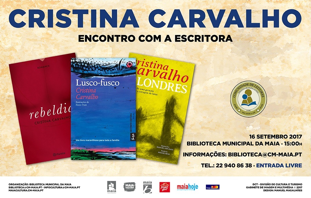 Encontro com o Escritor - Cristina Carvalho