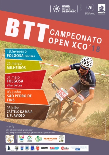Campeonato Open BTT XCO Maia 2018  - 4ª de 5 Provas