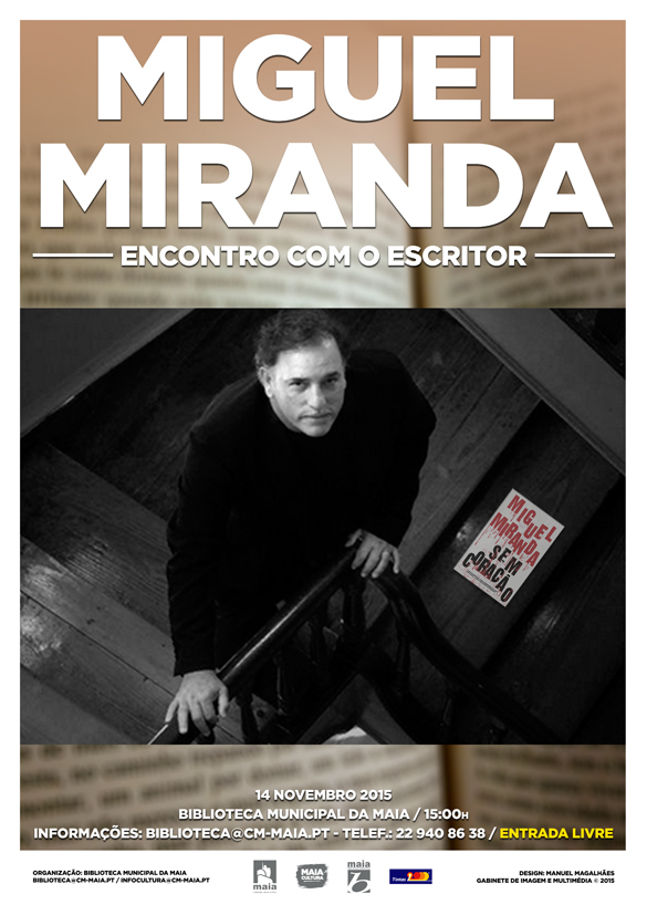 Encontro com o escritor Miguel Miranda