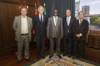 Ministro da Indústria e da Energia da Guiné-Bissau visita a Maia
