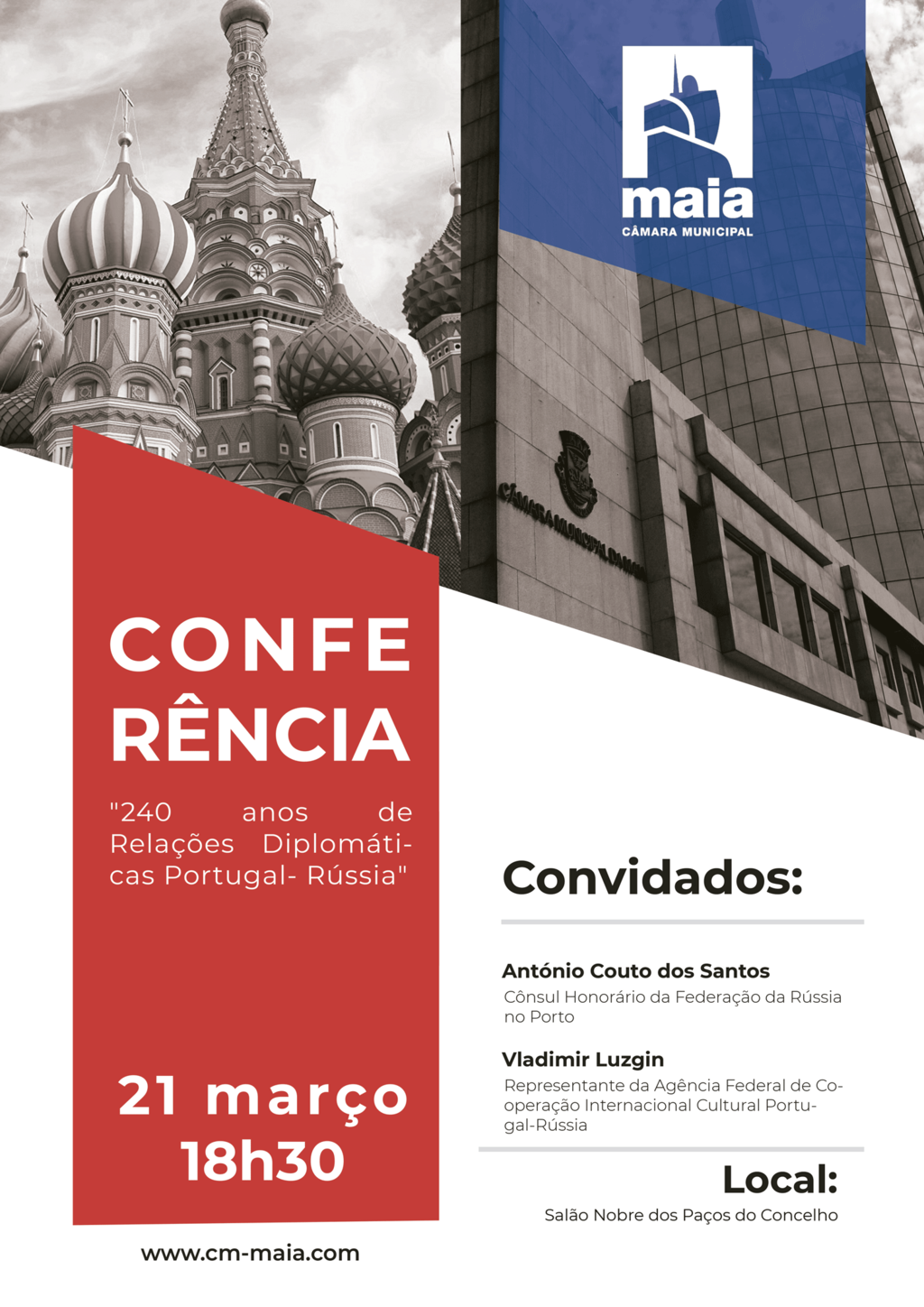 Conferência  "240 anos de Relações Diplomáticas Portugal - Rússia"