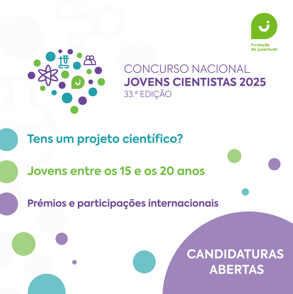 Fundação da Juventude lança edição 2025 do Concurso Nacional para Jovens Cientistas e Investigadores