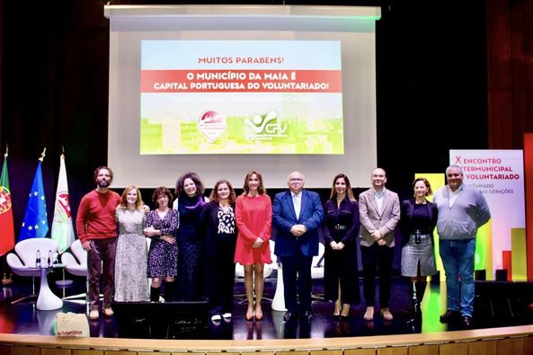 Maia eleita Capital Portuguesa do Voluntariado 2025