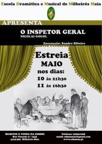 "O Inspetor Geral" - peça teatral na EDMM Maia