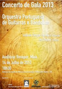 CONCERTO DE GALA DA ORQUESTRA PORTUGUESA DE GUITARRAS E BANDOLINS